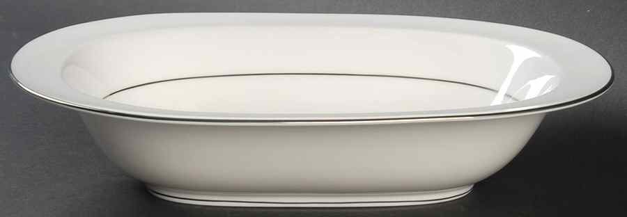 Purity White 10" Oval Vegetable Bowl by Noritake-1