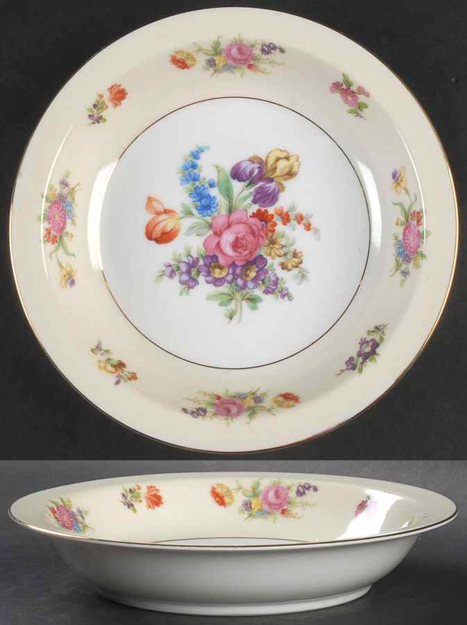 Queen Anne Rim Soup Bowl by Noritake-1