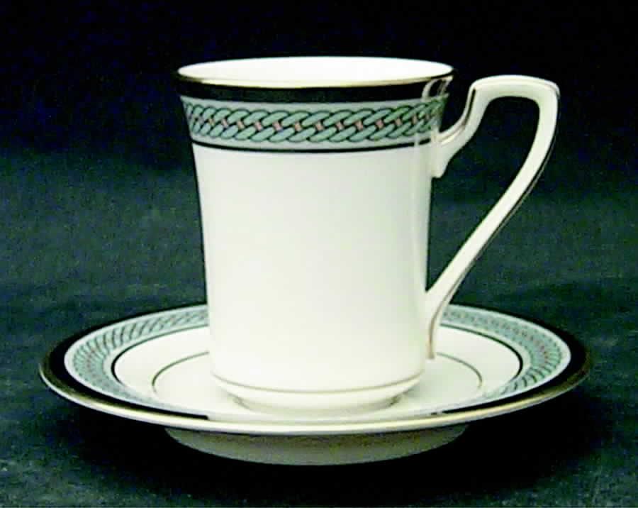 Queens Guard Flat Demitasse Cup & Saucer Set by Noritake-1