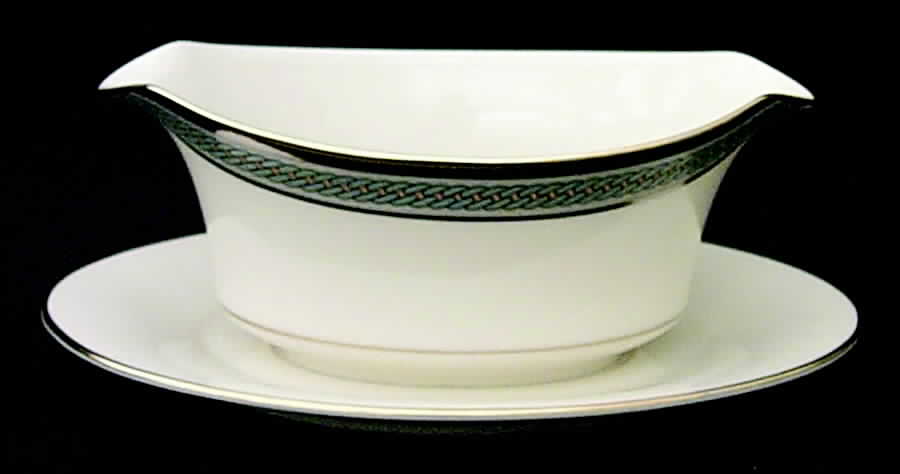Queens Guard Gravy Boat with Attached Underplate by Noritake-1