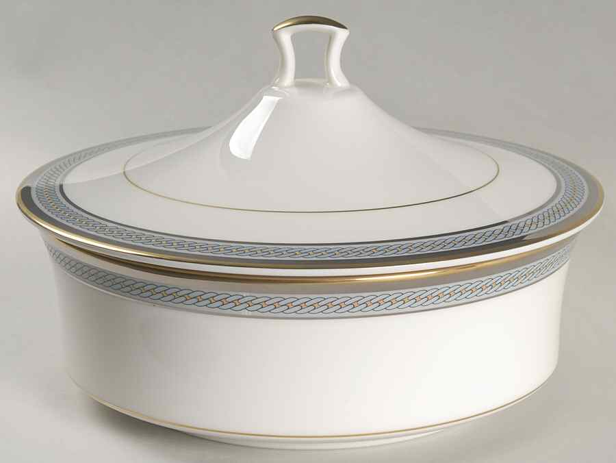 Queens Guard Large Round Covered Vegetable by Noritake-1