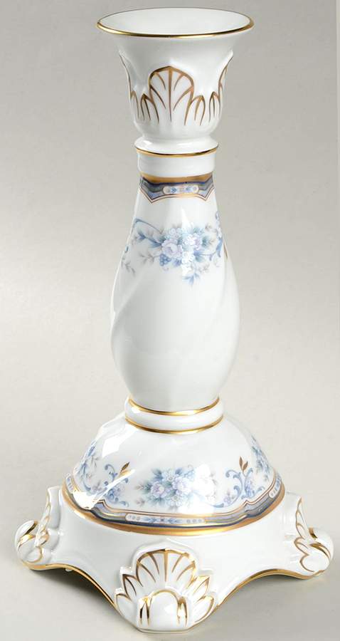 Queen's Mark Tall Candlestick by Noritake-1