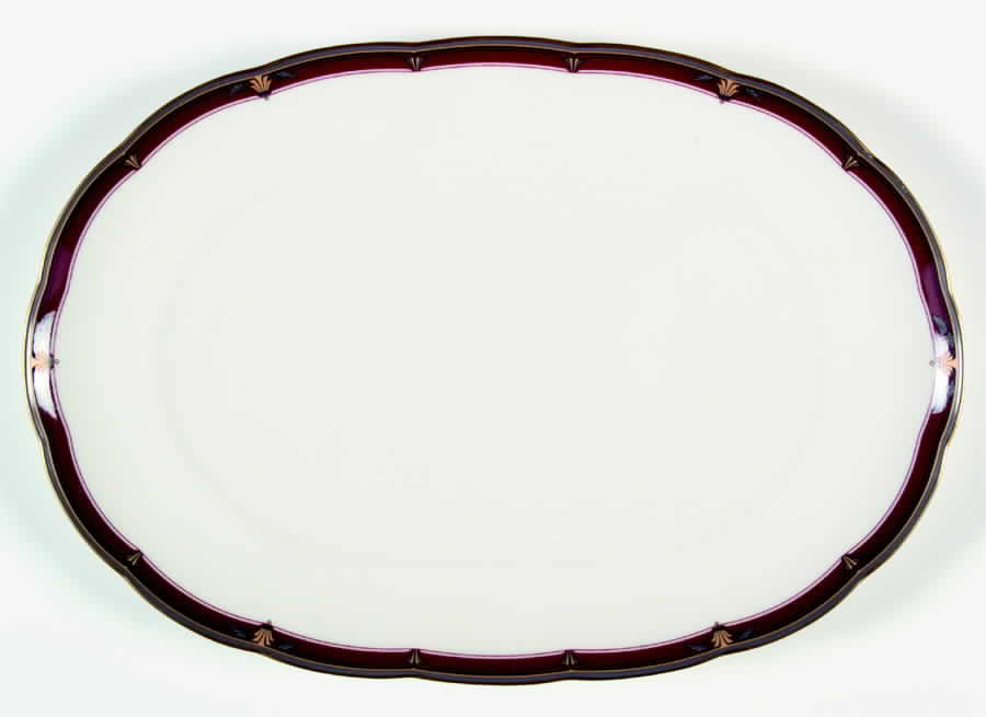 Queen's Splendor 14" Oval Serving Platter by Noritake-1