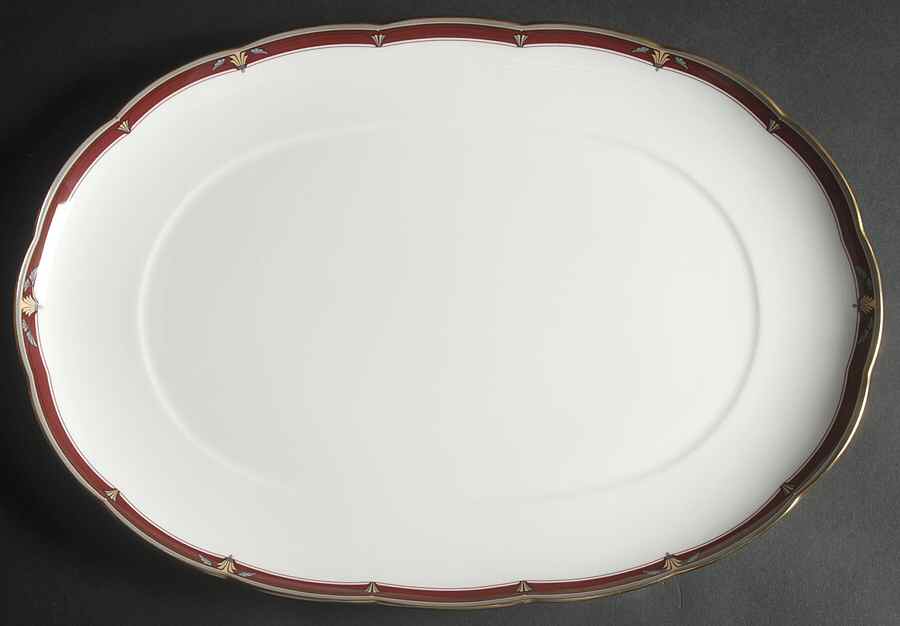 Queen's Splendor 16" Oval Serving Platter by Noritake-1