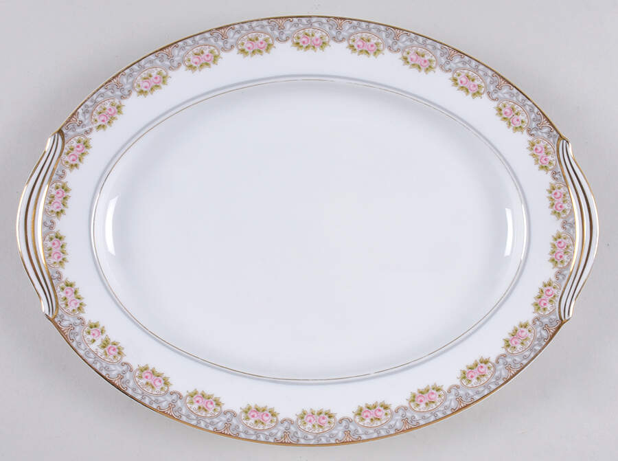Radcliffe 11" Oval Serving Platter by Noritake-1