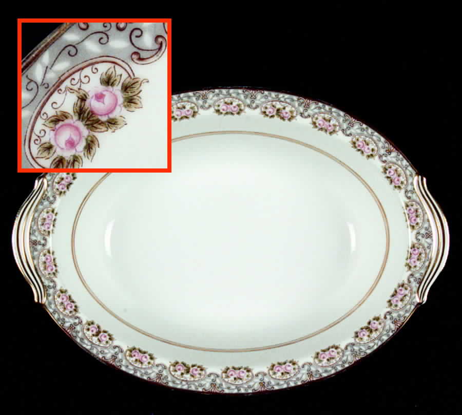 Radcliffe 10" Oval Vegetable Bowl by Noritake-1