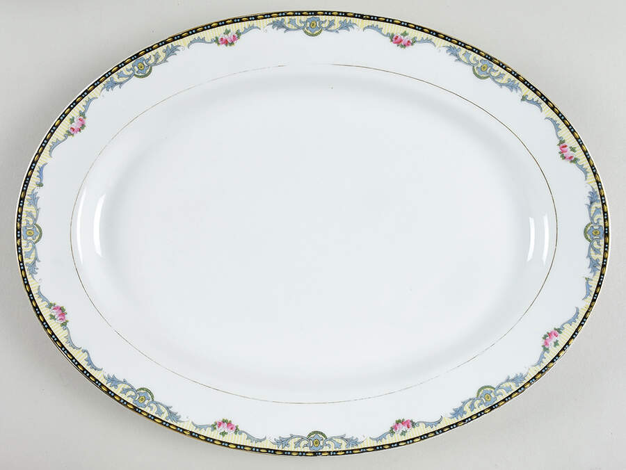 Radcliffe 14" Oval Serving Platter by Noritake-1
