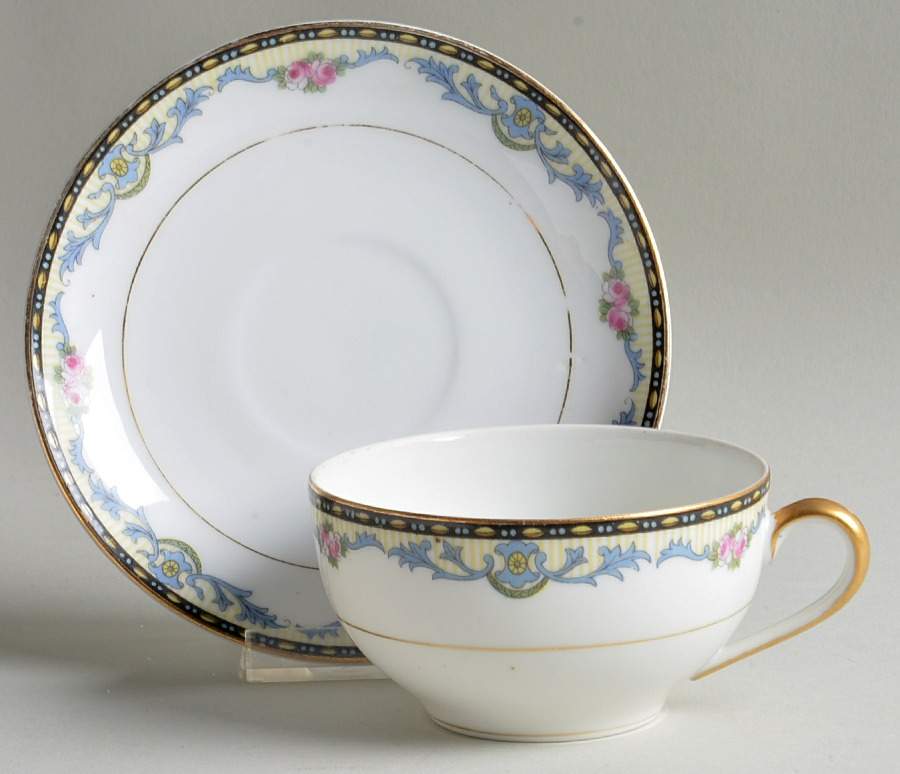 Radcliffe Flat Cup & Saucer Set by Noritake-1