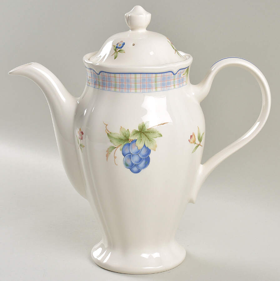 Rainbow Fruits Tea/Coffee Pot & Lid by Noritake-1