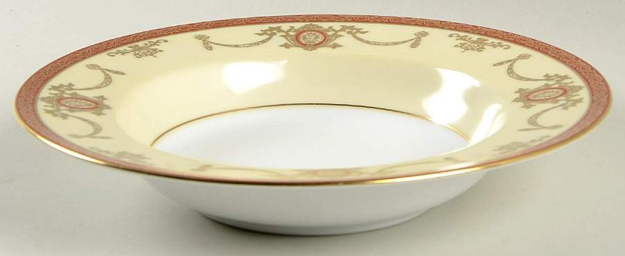 Rainbow Rim Soup Bowl by Noritake-1