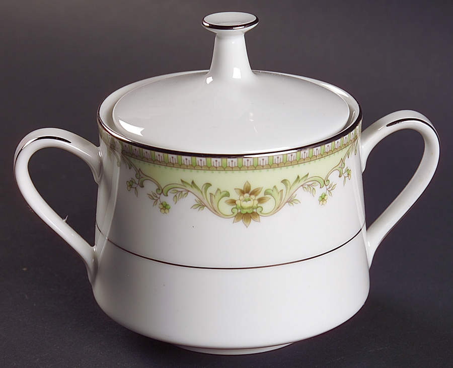 Raleigh Sugar Bowl & Lid by Noritake-1