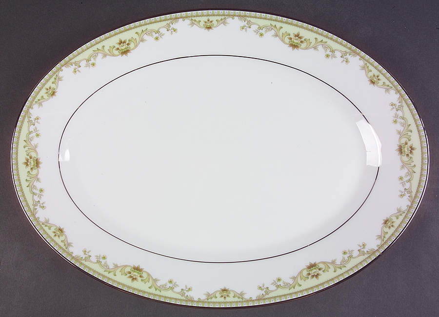 Raleigh 14" Oval Serving Platter by Noritake-1