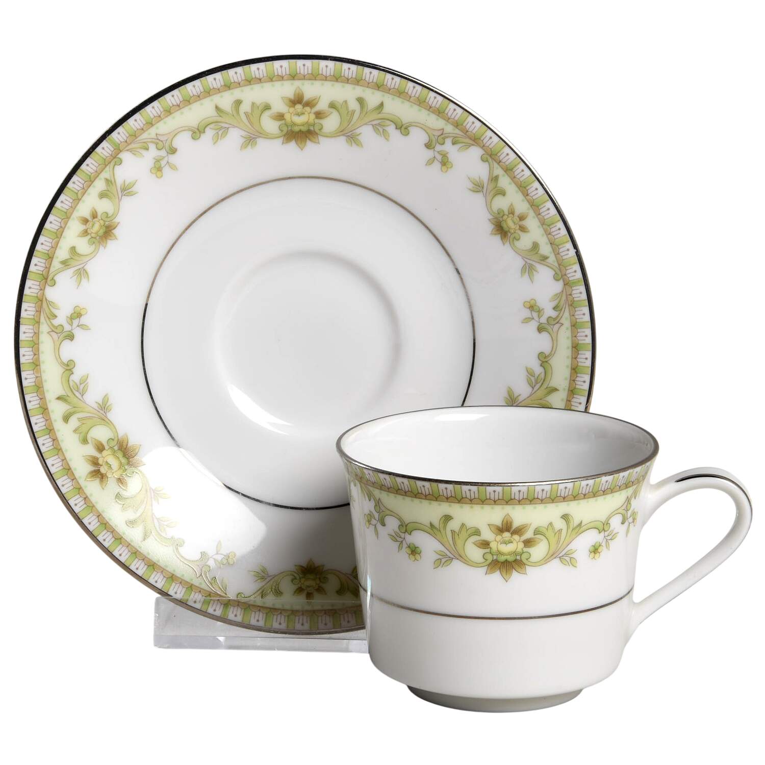 Raleigh Footed Demitasse Cup & Saucer Set by Noritake-1