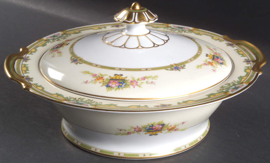Raleigh Round Covered Vegetable by Noritake-1