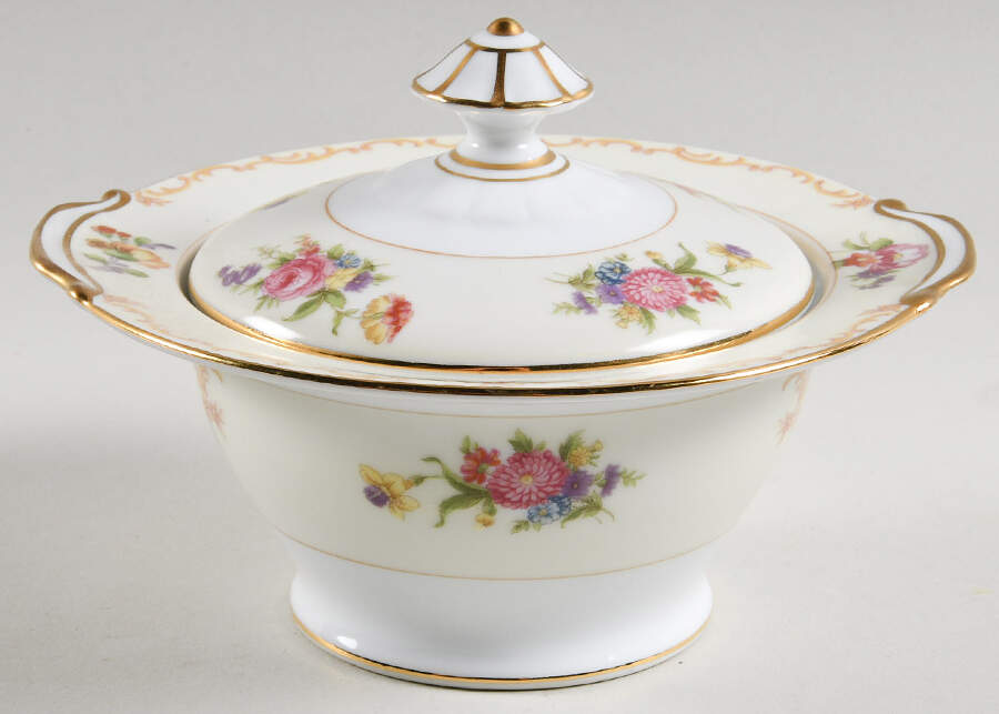 Ramona Sugar Bowl & Lid by Noritake-1