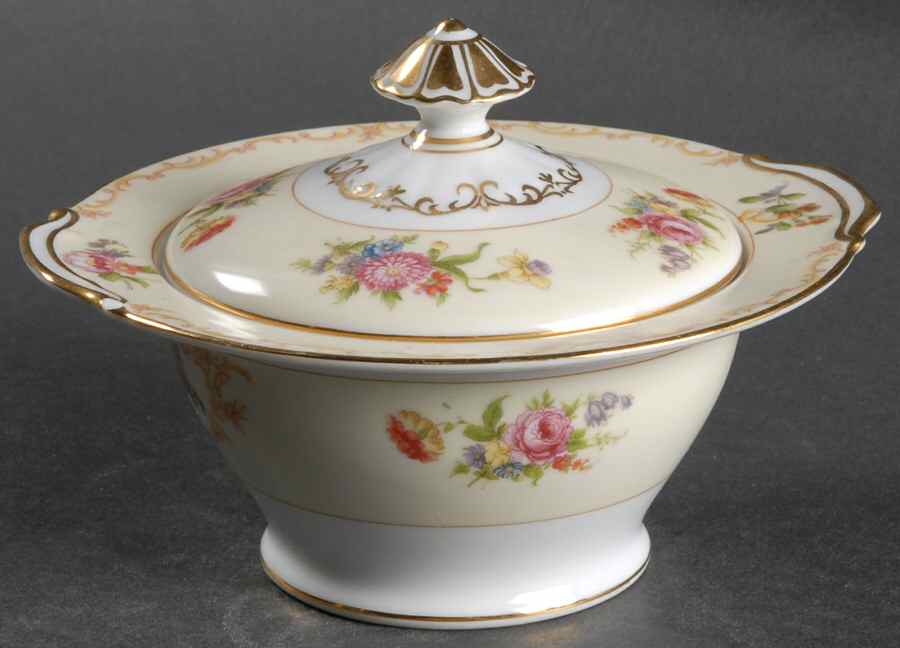 Ramona Sugar Bowl & Lid by Noritake-1
