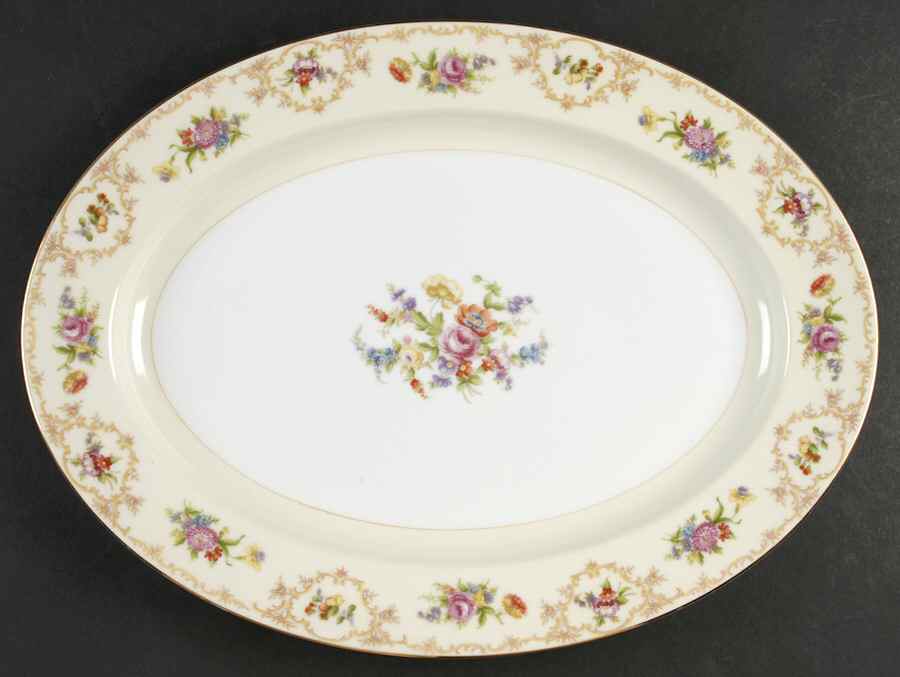 Ramona 16" Oval Serving Platter by Noritake-1