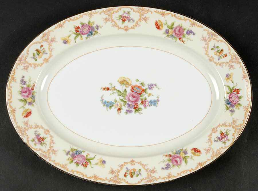 Ramona 11" Oval Serving Platter by Noritake-1