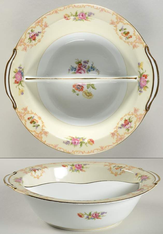 Ramona Round Divided Vegetable Bowl by Noritake-1
