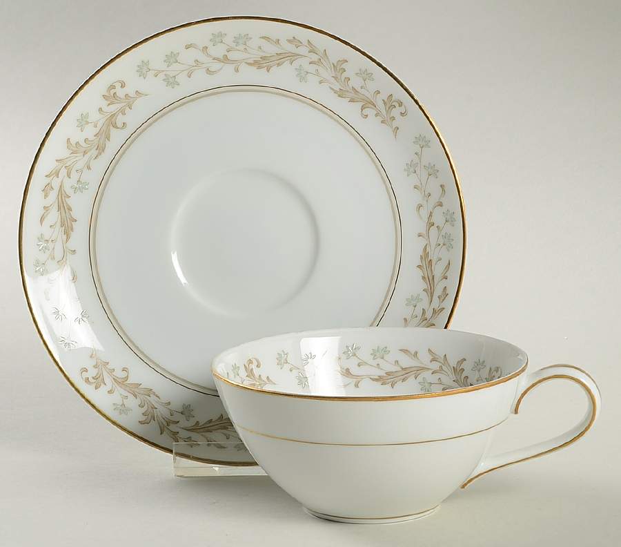 Ramsey Flat Cup & Saucer Set by Noritake-1
