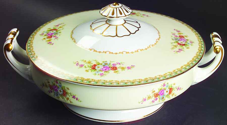 Ransdell Round Covered Vegetable by Noritake-1