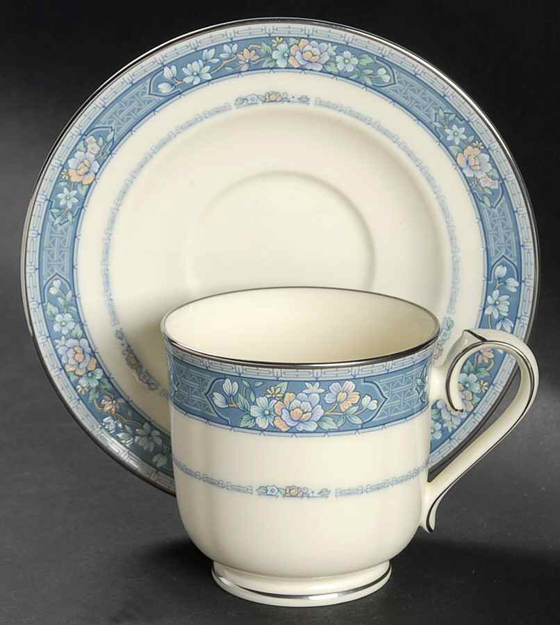 Randolph Footed Cup & Saucer Set by Noritake-1