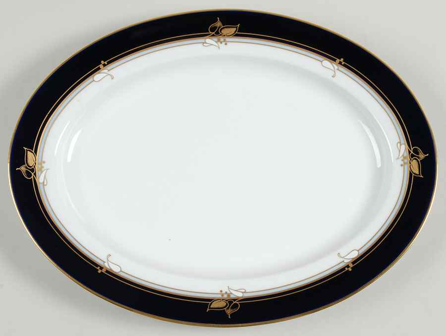 Rangoon 13" Oval Serving Platter by Noritake-1