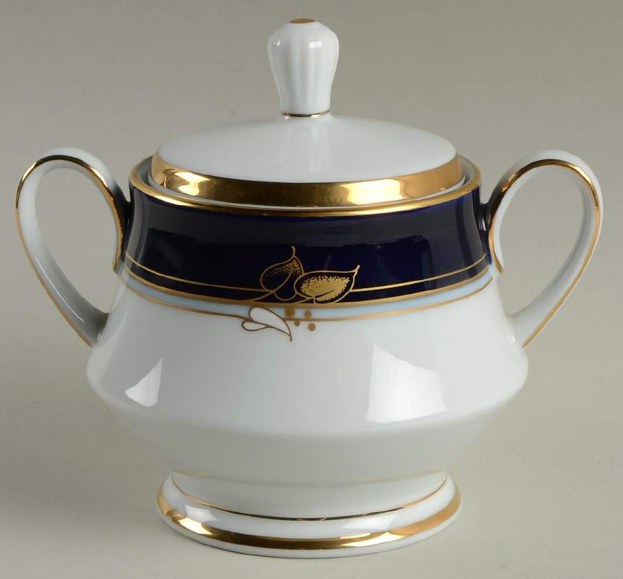 Rangoon Sugar Bowl & Lid by Noritake-1