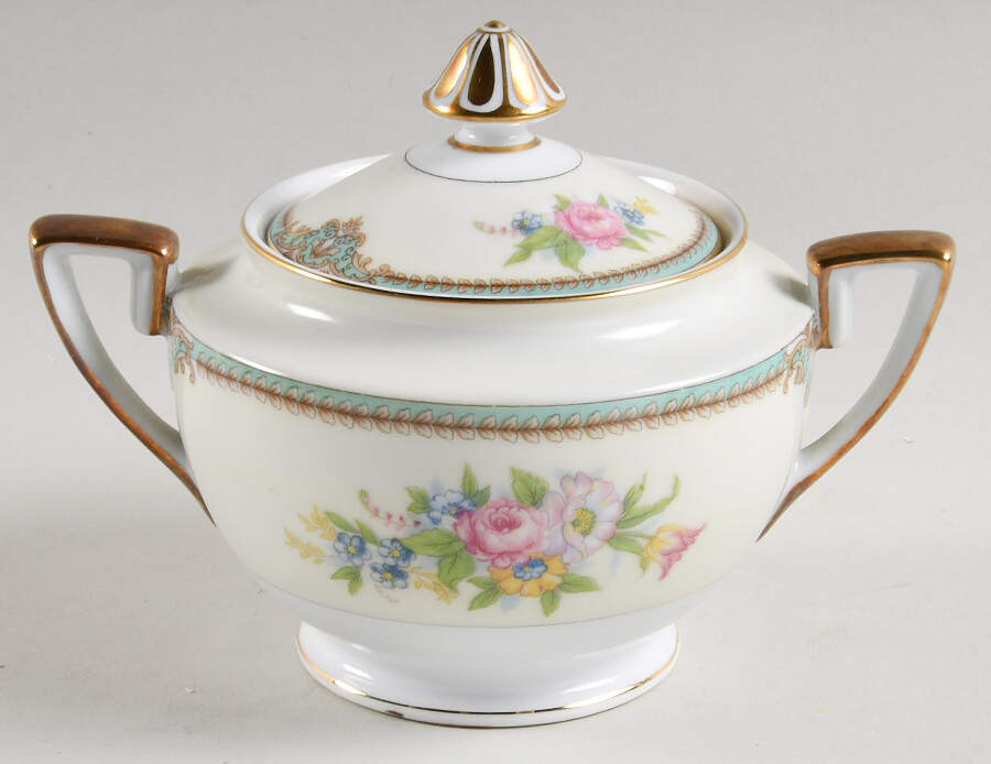 Ranier Sugar Bowl & Lid by Noritake-1