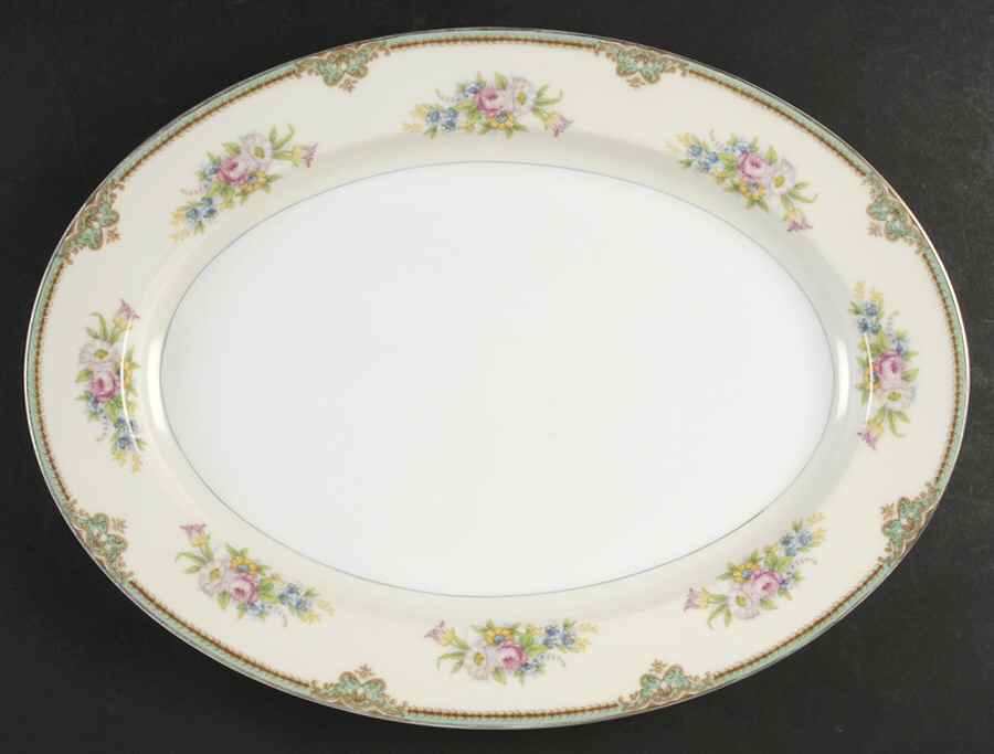 Ranier 16" Oval Serving Platter by Noritake-1