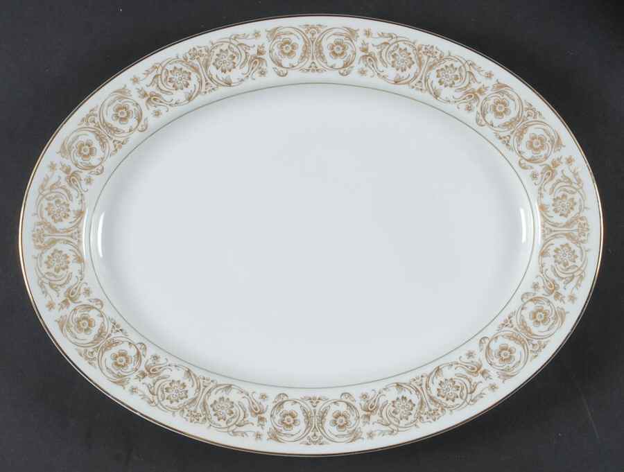 Raphael 13" Oval Serving Platter by Noritake-1