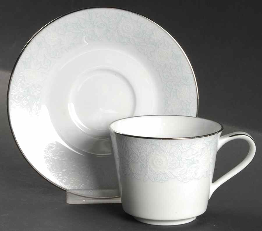 Ravel Flat Cup & Saucer Set by Noritake-1