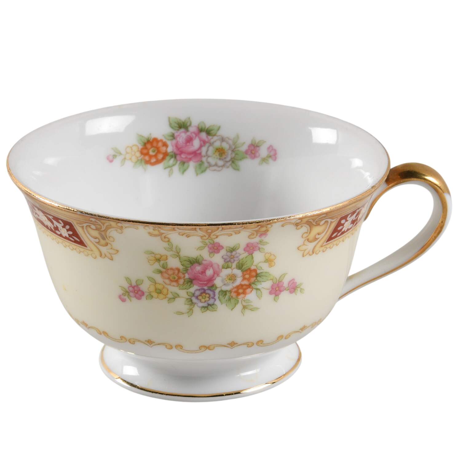 Redlace Footed Cup by Noritake-1