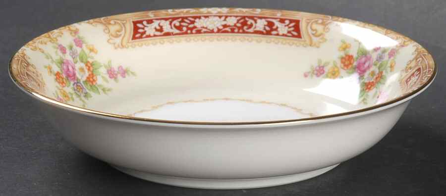 Redlace Fruit/Dessert (Sauce) Bowl by Noritake-1