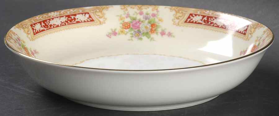Redlace Coupe Soup Bowl by Noritake-1