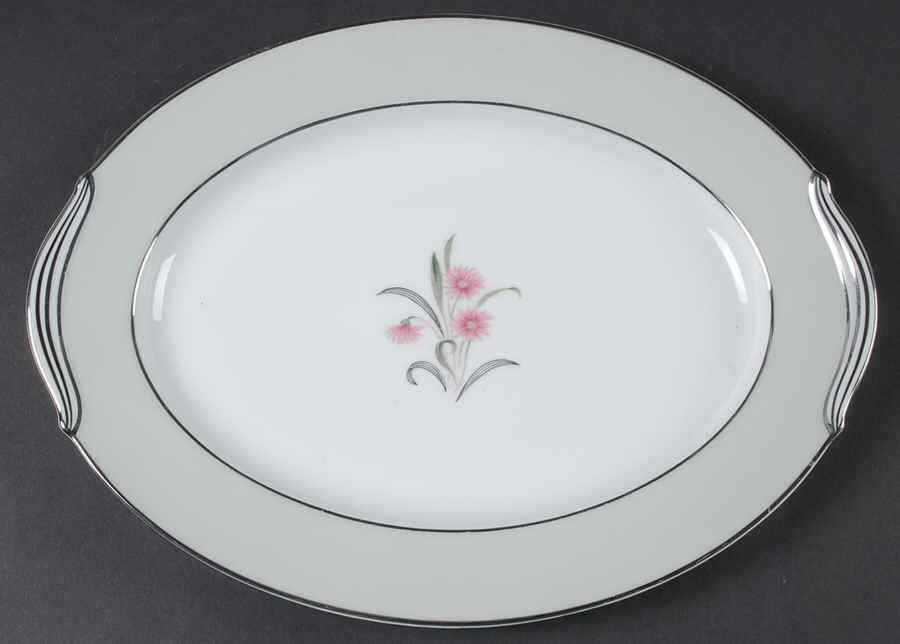 Regina 11" Oval Serving Platter by Noritake-1