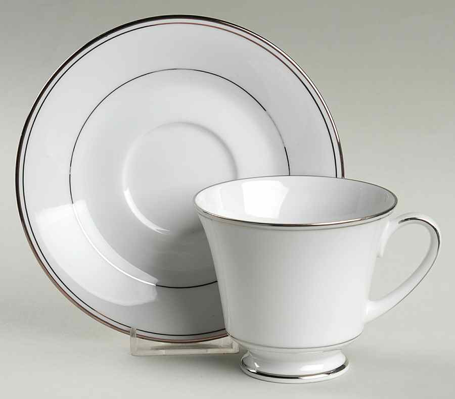 Regency Footed Cup & Saucer Set by Noritake-1