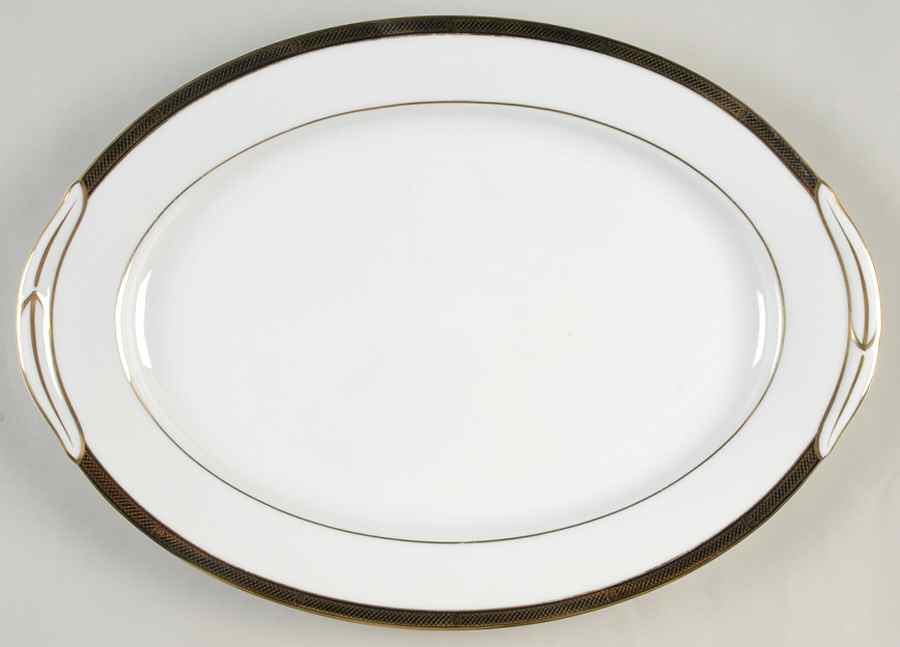 Regent 16" Oval Serving Platter by Noritake-1