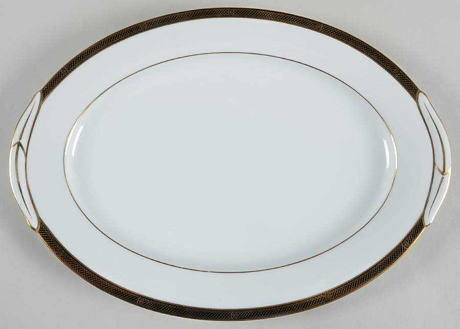 Regent 13" Oval Serving Platter by Noritake-1