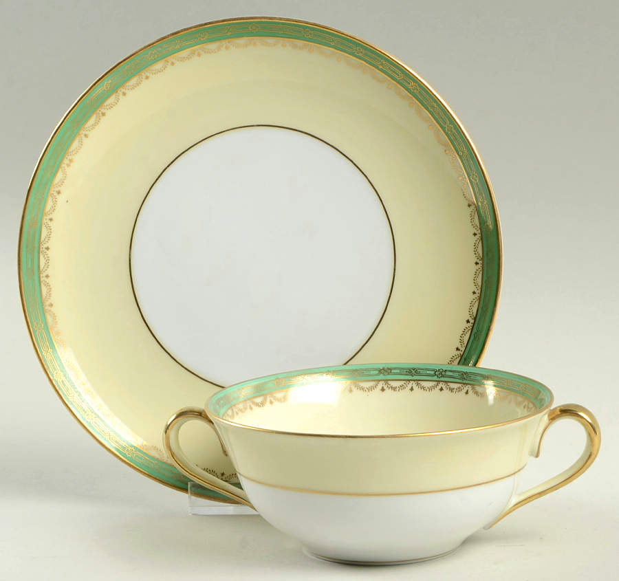 Regent Flat Cream Soup Bowl & Saucer Set by Noritake-1