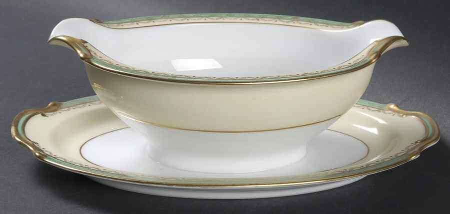 Regent Gravy Boat with Attached Underplate by Noritake-1