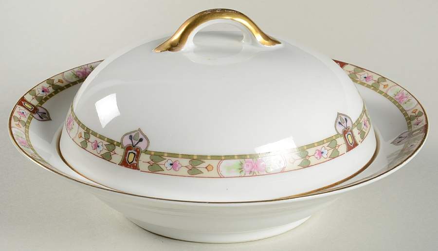Regina Round Covered Butter by Noritake-1