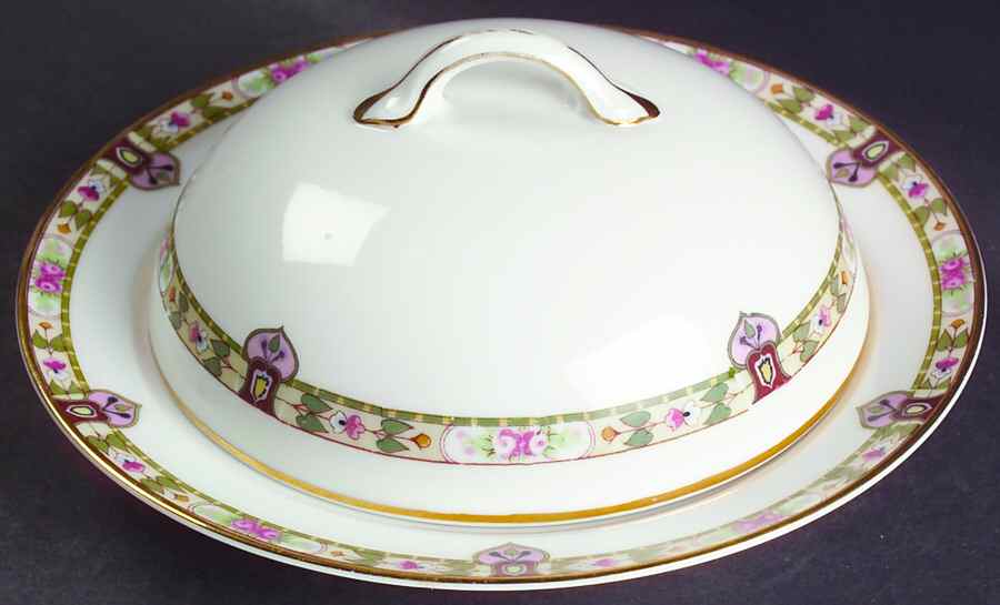 Regina Round Covered Butter by Noritake-1