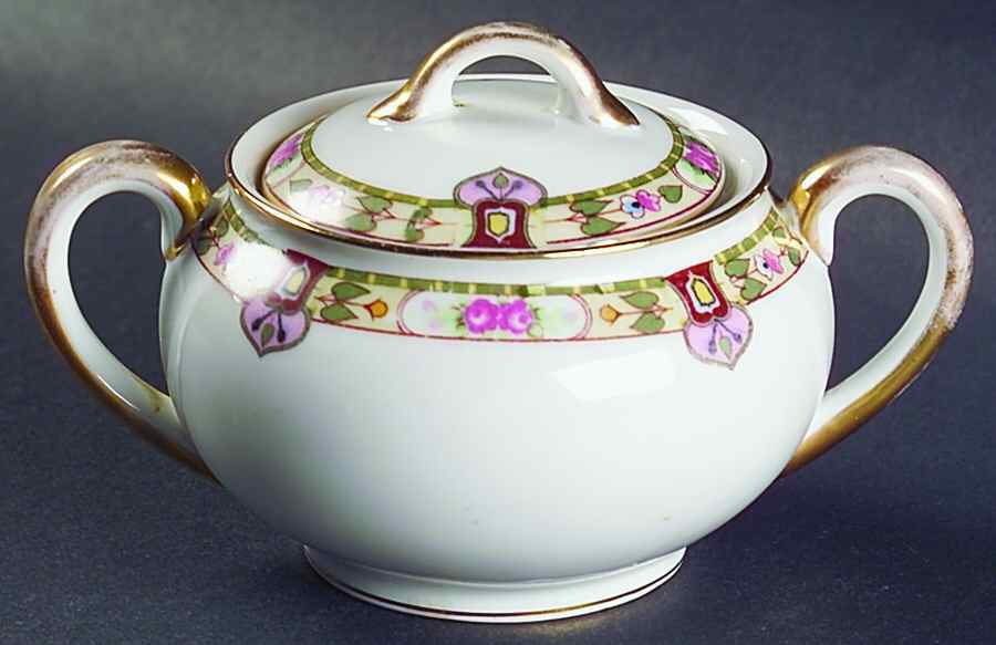 Regina Mini Sugar Bowl & Lid by Noritake-1