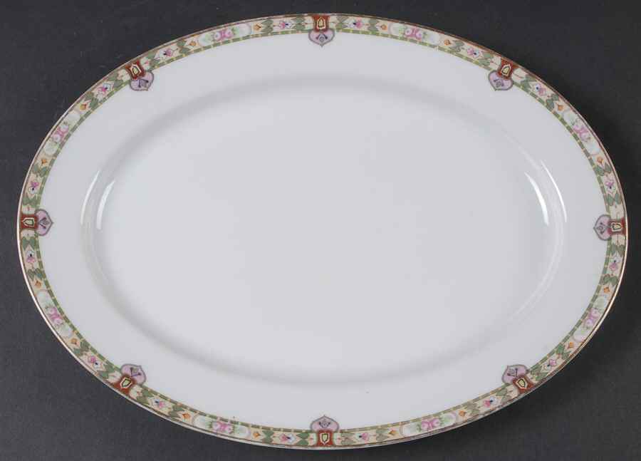 Regina 11" Oval Serving Platter by Noritake-1