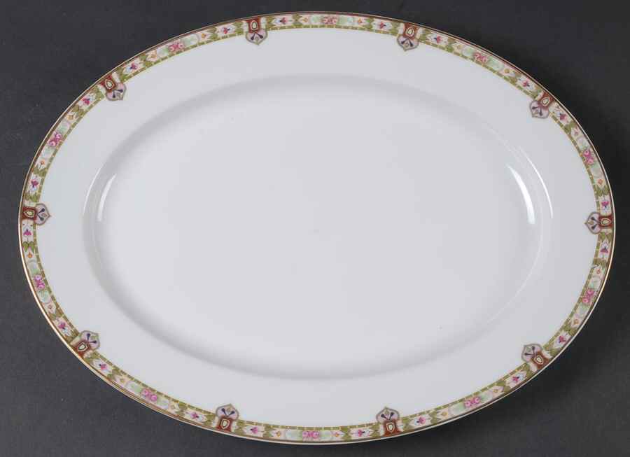 Regina 13" Oval Serving Platter by Noritake-1