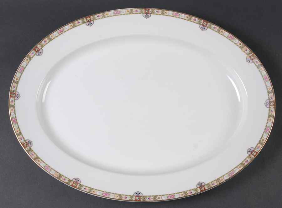 Regina 16" Oval Serving Platter by Noritake-1