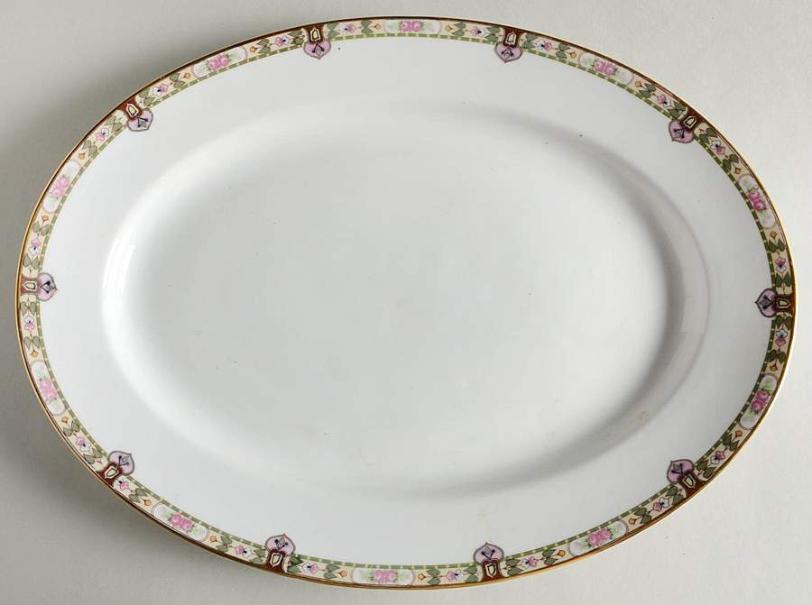 Regina 14" Oval Serving Platter by Noritake-1