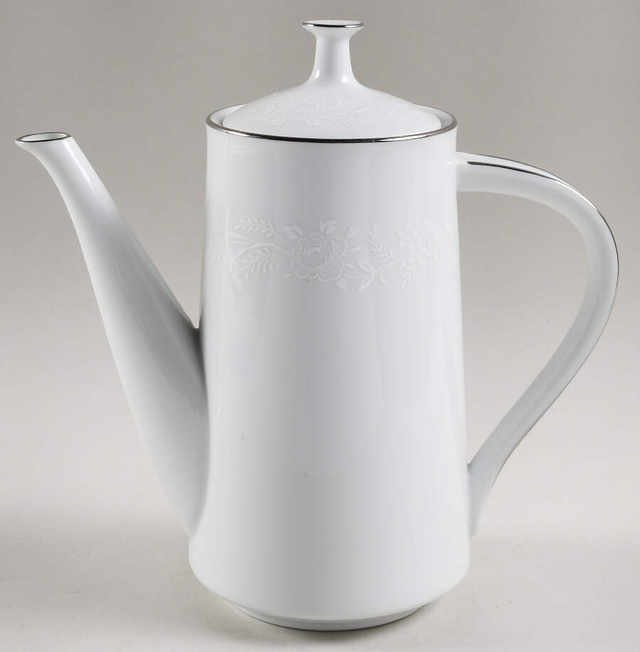 Reina (#6450Q) Small Coffee Pot & Lid by Noritake-1