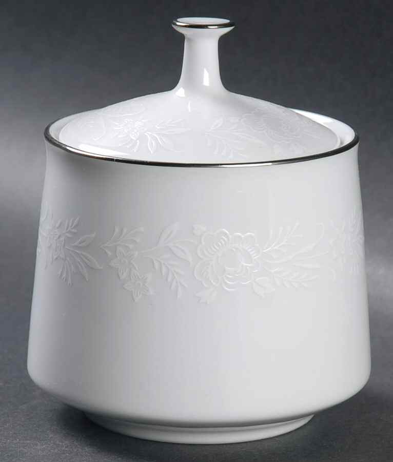 Reina (#6450Q) Mini Sugar Bowl & Lid by Noritake-1